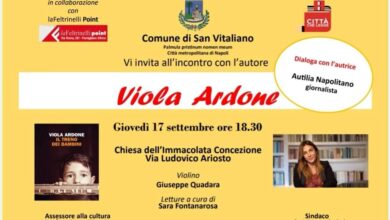 Photo of San Vitaliano, la scrittrice Viola Ardone presenta il libro “Il treno dei bambini”. Giovedì 17 settembre nella chiesa dell’Immacolata Concezione