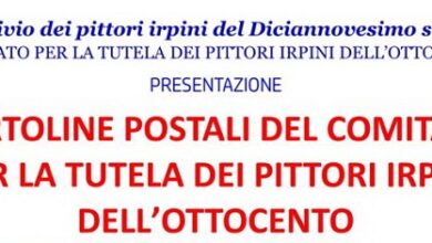 Photo of Cartoline postali del Comitato per la tutela dei pittori irpini dell’Ottocento