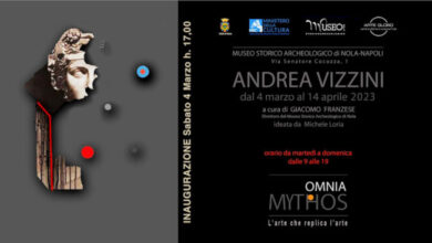 Photo of Nola / Museo Archeologico: Inaugurata la mostra di Andrea Vizzini “OMNIA MYTHOS”