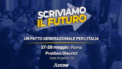 Photo of Due giorni dedicati ai giovani di Azione con “Scriviamo il futuro” al Pratibus District di Roma (Viale Angelico 52)