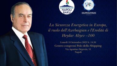 Photo of Congressi del Polo dello Shipping: Convegno “Sicurezza Energetica in Europa, il ruolo dell’Azerbaigian e l’Eredità di Heydar Aliyev”