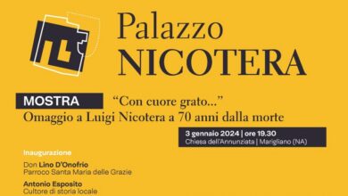 Photo of Marigliano: Una Mostra e un Convegno dedicato a Luigi Nicotera a 70 anni dalla morte