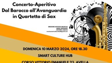 Photo of Avella / “Serate Armoniche: Dal Barocco all’Avanguardia in Quartetto di Sax