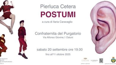 Photo of Ostuni: Pierluca Cetera in POSTUMI a cura di Ilaria Caravaglio