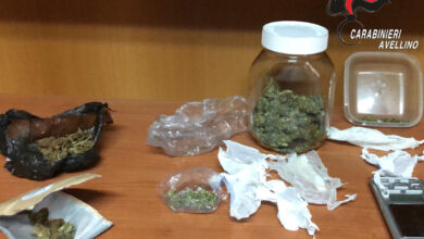 Photo of Arrestato 19enne di Solofra in possesso di hashish e marijuana