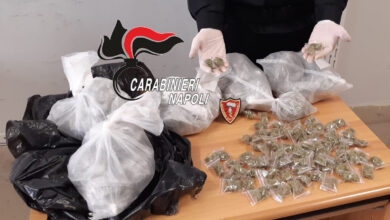 Photo of NAPOLI, RIONE TRAIANO: droga in un sacco nero. Sequestro dei Carabinieri