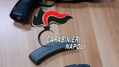 Photo of Frattamaggiore\ Pistola e proiettili in un sottoscala. Sequestro dei Carabinieri
