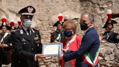 Photo of SANT’ANGELO DEI LOMBARDI (AV) – CITTADINANZA ONORARIA ALL’ARMA DEI CARABINIERI