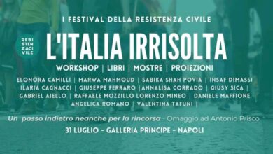 Photo of Napoli\ “L’Italia irrisolta – Festival della Resistenza Civile” ,per discutere sui problemi che arrestano il futuro dell’Italia