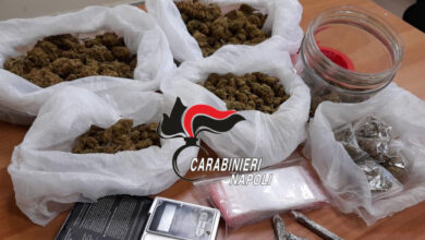 Photo of Napoli: arrestato 51enne per spaccio. Rinvenuti 300 grammi di marijuana