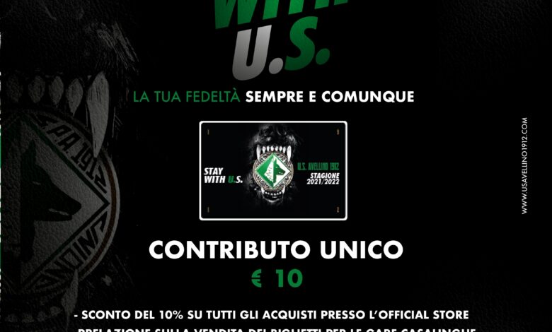 Photo of “Stay with U.S”, da mercoledì primo settembre parte la campagna abbonamenti