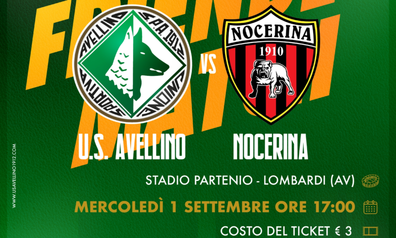 Photo of Ufficiale l’amichevole tra Avellino-Nocerina: le modalità di acquisto dei tagliandi