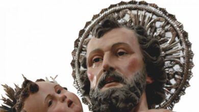 Photo of Ottaviano. Il Papa ha benedetto la statua restaurata di San Giuseppe