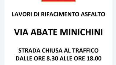 Photo of Nola\ Lavori di rifacimento manto stradale in via Abate Minichini: lo start alle 8.30 di domani. Strada interdetta al traffico