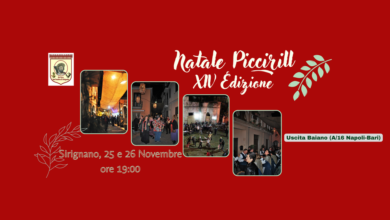 Photo of Sirignano: In arrivo la XIV Edizione di “Natale Piccilrill”
