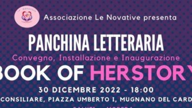 Photo of “Book of her story” e panchina letteraria A Mugnano del Cardinale