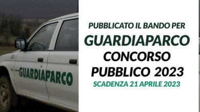 Photo of CONCORSO PUBBLICO 2023: PUBBLICATO IL BANDO PER GUARDIAPARCO A TEMPO INDETERMINATO