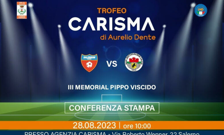 Photo of “Trofeo Carisma – III Memorial Pippo Viscido”: Conferenza stampa di presentazione
