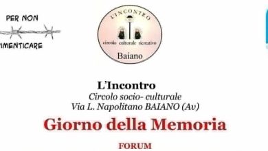 Photo of Baiano / Circolo “L’Incontro”: Si celebra il Giorno della Memoria con un Forum culturale