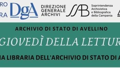 Photo of Archivio di Stato di Avellino: Ritorna la Rassegna libraria “I giovedì della lettura”